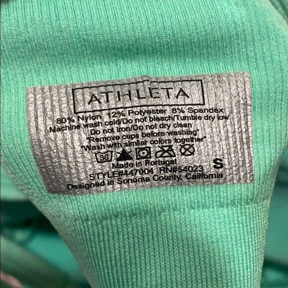 ✨Athleta Lily Pad Green Mind Over Matter Píxel Tank - Picture 8 of 8